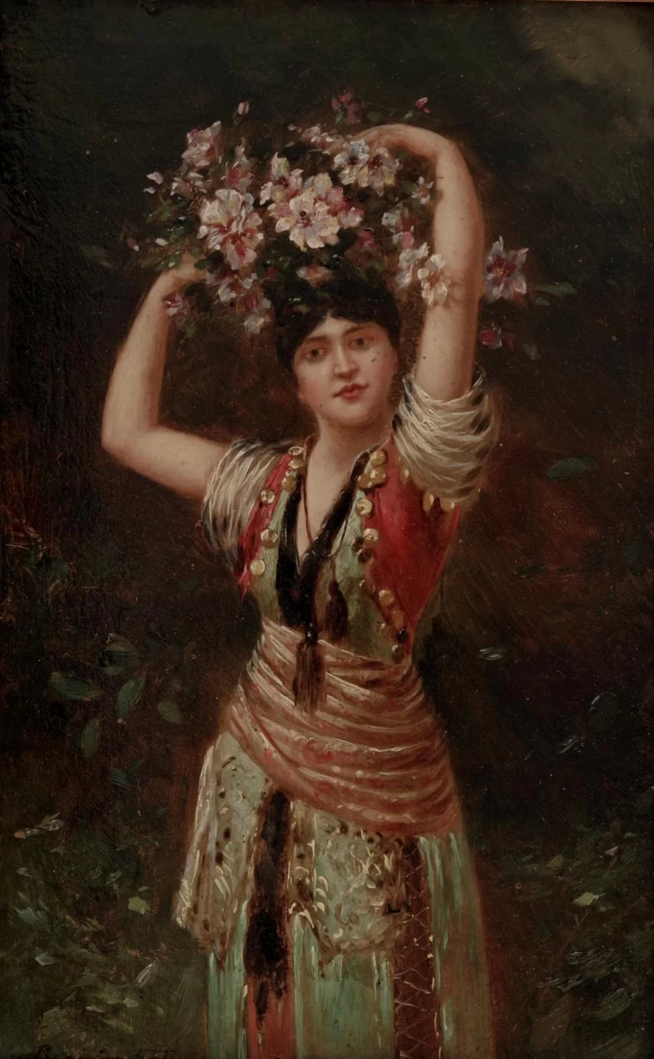 Jean - Joseph Benjamin, Constant, 131, Ragazza con i fiori